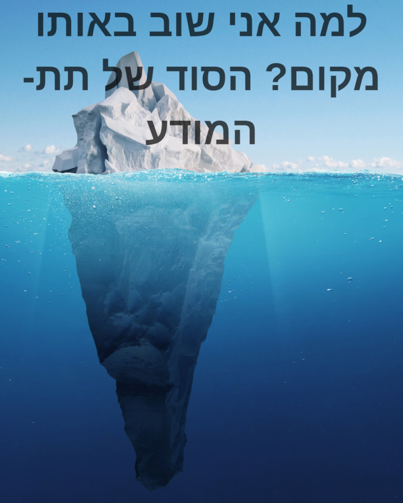 למה אני שוב באותו מקום שחרור דפוסים דרך
